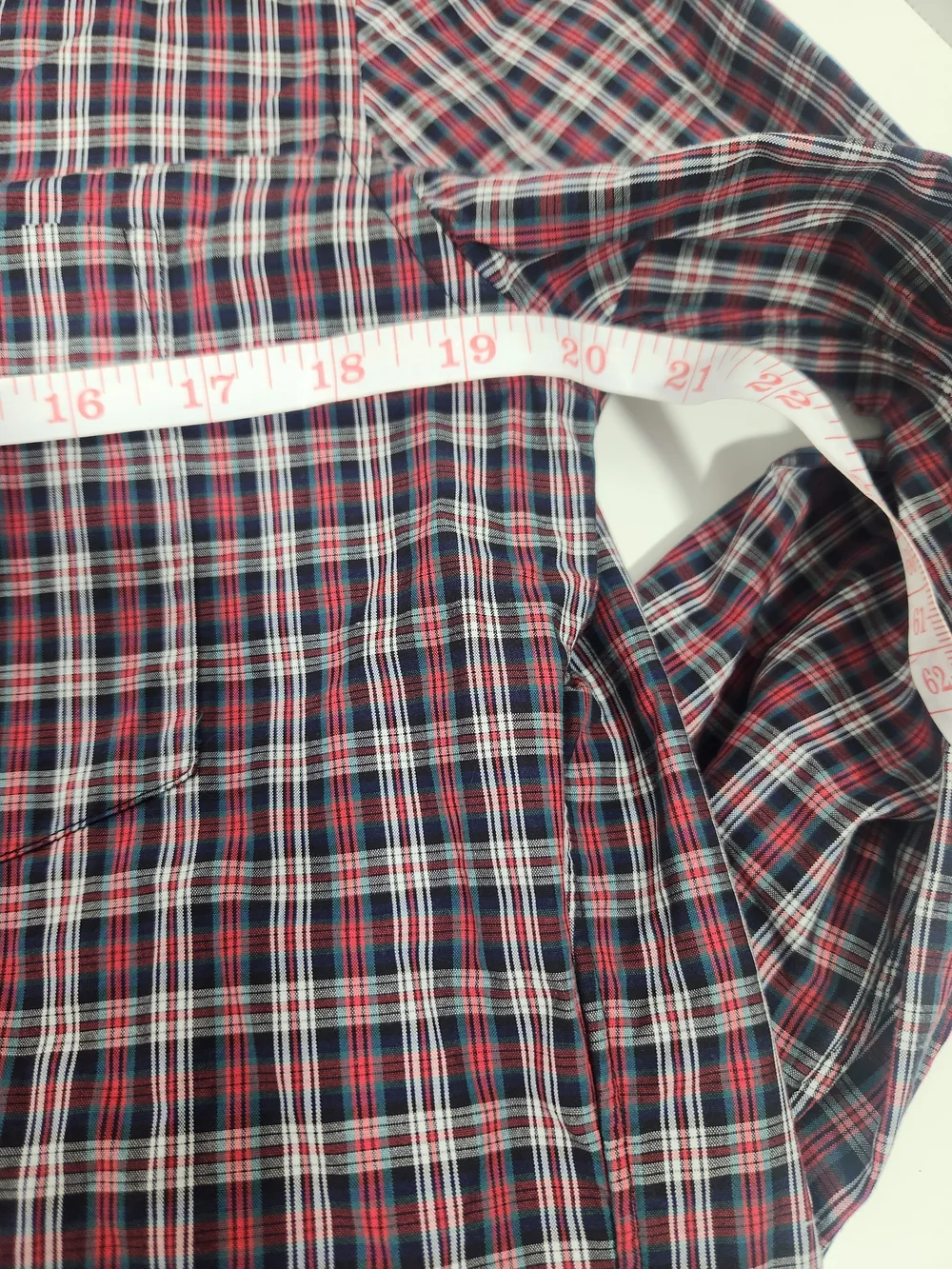 J.Crew Men’s Red Plaid Button-Down Shirt